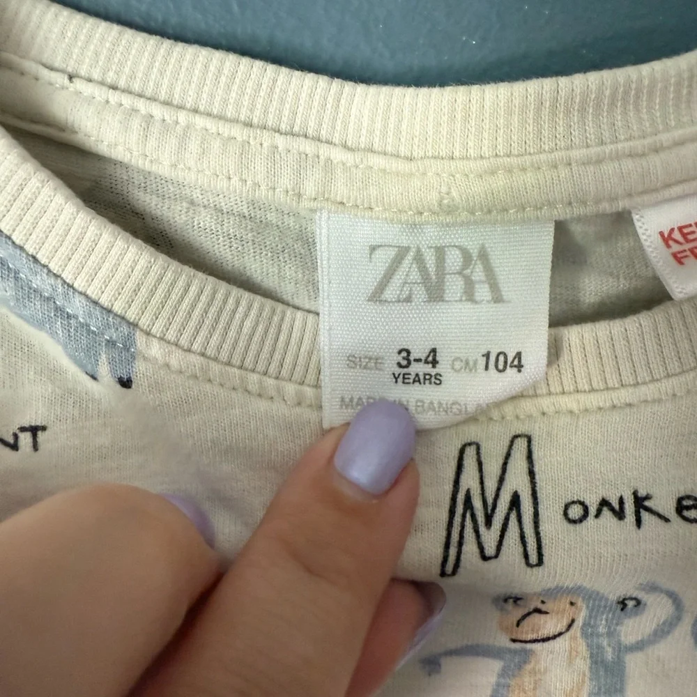 Zara‎ Animal Print T-Shirt